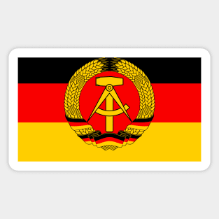 GDR flag (original) Sticker